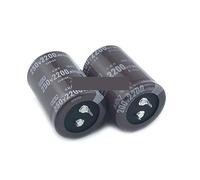 2Pcs/Lot NCC 2200uF 200V 2200uF 250V 200v2200uf 250V2200UF 30x50 35x40/45/50/60 Snap-in PSU Capacitor CZAOINCU(200V2200uF 35x40)