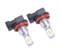 2Pcs luce gialla H11 LED faro High Low Beam lampadine luminose 6500K 660000LM
