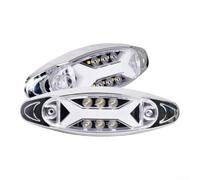 2PCS Luci LED Trailer 12/24V Segnale Laterale | Tecnologia LED , efficienza energetica, visibilità ottimale giorno e notte, installazione semplice(White)