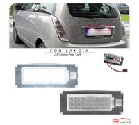 2pcs luci targa bianche full LED da 6500 K per Lancia Musa 2004-2012