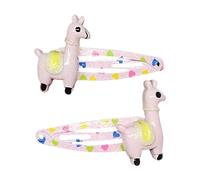 2pcs Lucida Clip Per Capelli Con Fiori E Torta Design Forcina Del Cartone Animato Dei Capelli Per Bambini Usura Delle Ragazze