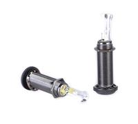2Pcs Lungo Filettato Presa Cilindro Ingresso Uscita Spina Prese 6.35mm 1/4 "Chitarra Elettrica Basso Socket