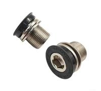 2Pcs M15x1.0x23.5mm Crank Fasteners per biciclette elettriche con M620 M820 Crank Arm Interface Support