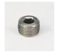 2PCS M18x1.5mm Male SS304 Stainless Steel Countersunk End Internal Hex Head Socket Pipe Fitting