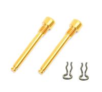 2Pcs M4 Bicicletta Titanium-Alloy Disco Pinza Freno Bulloni Con Clip a Molla