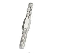 2Pcs M6 Filettatura Sinistra E Destra A Doppia Estremità Asta Filettata M6 M8 Positivo E Negativo Barra Filettatura Bulloni Vite In Acciaio Inox 304 (Color : M8x60mm-2pcs)