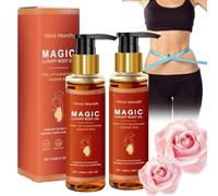 2pcs Magic Olio per il corpo,Magic Luxury Body Oil, olio per la pelle secca, olio idratante per la cura della pelle, olio per il corpo rassodante