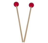 2pcs Manico In Legno Bacchette di Lana Marimba Percussioni Strumenti Musicali Accessori Per Principianti Kit di Formazione