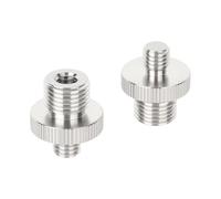 2Pcs Maschio 1/4"-20 Femmina 1/2"-20 Filettatura Maschio Adattatore Vite per Fotocamera Treppiede Monopiede Accessori Fotografici Vite in Acciaio