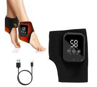 2Pcs Massaggiatore per Piedi, Dispositivo Wireless per il Massaggio dei Piedi Con 5 Modalità di Terapia del Calore e 3 Modalità di con Vibrazione, per Corsa e Rilassamento Muscolare Dopo L'attivi