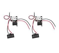 2Pcs Master Switch Fitting Driver Circuit Board, CW/CCW Stepless Speed Regulation Switch, Electric Wrench Single Speed Control with Lockout Function, Durable ABS Plastic Replacemen