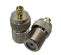 2Pcs MCX Spina Maschio A F TV Femmina Jack Connettore Adattatore RF Coassiale for Terminali Radio
