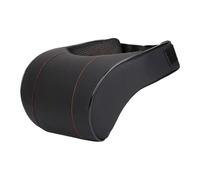2Pcs Memory Foam Car Neck Pillow PU Leather Headrest Support Pillows Vehicle Cushion Auto Interior Accessories per Guida(Color 2)