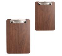 2pcs Menu di legno Bordo clip Cucina Ristorante Menu Holder Menu Appunti A4 + A5