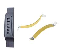 2pcs Metal String Sparticanti Per Chitarra Con 1 PCS Bridge Di Sostituzione Della Chitarra Acustica Di Ebony Nero PCS ponte chitarra