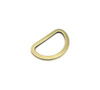 2PCS Metallo 16 millimetri 19 25 32 38 Borsa Della Cinghia Collare di Cane Catena Web Piatto O Dee D Anello Fibbia Chiusura FAI DA TE(Brush brass,Inner wide 38mm)