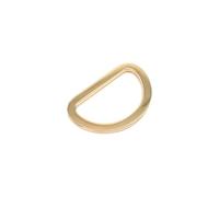 2PCS Metallo 16 millimetri 19 25 32 38 Borsa Della Cinghia Collare di Cane Catena Web Piatto O Dee D Anello Fibbia Chiusura FAI DA TE(Light gold,Inner wide 16mm)