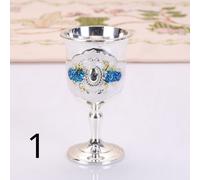 2pcs Metallo Altare Calice Vino Coppa Occhiali Wicca Chiesa Battesimo Oro