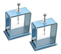 2Pcs Metallo e Lamina di Vetro Elettroscopio Fisica Attrezzature di Laboratorio per la carica statica Dimostrazioni nelle Scuole Kit dimostrazione elettrostatica