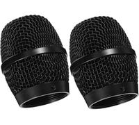 2pcs Microphone Mesh Cover Replacement Grille Ball Head Mic Grille Compatible Handheld Microphone Cover for Singing in Ktv Stage Performance Professional process