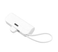 2pcs Mini Power Bank, Mini Caricatore portatile multifunzione, Caricatore portatile con cavo integrato per Interfaccia iOS Tipo C 2 in 1 Small USB C Power Bank per emergenza
