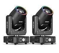 2PCS Mini Teste Mobili LED 230W 7R Beam Lampada Luce da Discoteca RGBW Luci Palco18CH Moving Head per DJ Bar Festa Palcoscenico Club Illuminazione