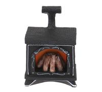 2PCS Miniatura Simulazione Illuminati Caminetto Modello Fai Accessori R5E8)