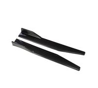 2PCS Minigonne Laterali Universali Auto 86cm Pannelli Protettivi Sinistra Destra Diffusore Anti-crash Labbro Paraurti Splitter Ala Laterale Automatica Minigonne Laterali Splitter(Fibra di carbonio)