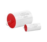2Pcs MKP Capacitor 250V 0.22UF-68UF Non-Polarity Audio Frequency Divider Metallized Polypropylene Film Fever Capacitor MKPA-C AUOQKQUT(250V15UF)