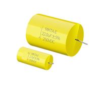 2Pcs MKP Capacitor 250V 1.0UF-47UF Non-Polarity Audio Frequency Divider Metallized Polypropylene Film HIFI Audio Fever Capacitor CZAOINCU(250V33uF)