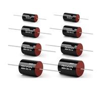 2Pcs MKP Series Audiophile Frequency-Divided Audio Capacitor Divider 400V 0.1uF-47uF Speaker Audio AUOQKQUT(47UF 400V)