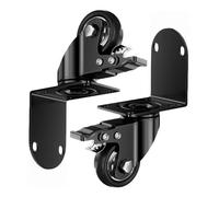 2Pcs Mobile Moving Ruota Con Silenziosa Funzionare per Migliora Spazio Vitale