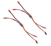 2pcs Modulo di interruttore di controllo remoto PWM 5-18V 5A 10A Controller elettronico a due vie per pompa per droni a motore CC Off compatibile con dispositivi standard(Two-way 5A(external))