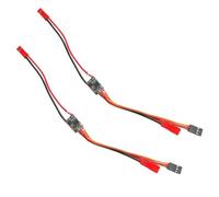 2pcs Modulo di interruttore di controllo remoto PWM 5-18V 5A 10A Controller elettronico a due vie per pompa per droni a motore CC Off compatibile con dispositivi standard(One-way10A(external))