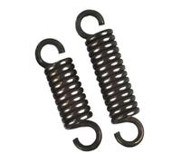 2Pcs molla di estensione compressa, 2.5mm diametro del filo 16mm diametro esterno 80mm lunghezza libera, molla di tensione a doppio gancio in acciaio armonico