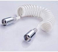 2pcs Molla flessibile flessibile tubo flessibile adatto for acqua idraulico Idraulici Bidet Bidet Spruzzatore Gun Accessori da bagno ADDOMINALI Tube 1.5m 2m 3m(White,150CM_DN15)