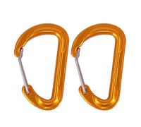 2PCS Molla Moschettone Piccolo Alpinismo Fibbia D Forma Clip Gancio Zaino Arrampicata Moschettone Portachiavi Clip