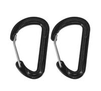 2Pcs Molla Snaps Gancio Piccolo Alpinismo Fibbia D A Forma di Clip Zaini Arrampicata Moschettone Portachiavi Metallo Primavera Alpinismo Fibbia Outdoor