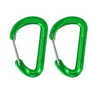 2Pcs Molla Snaps Gancio Piccolo Alpinismo Fibbia D A Forma di Clip Zaini Arrampicata Moschettone Portachiavi Metallo Primavera Alpinismo Fibbia Outdoor