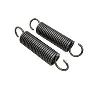 2pcs Molle estensione gancio S aperto, WD 3,5mm, OD 22mm, Lunghezza 250mm