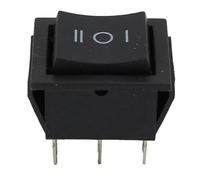 2pcs momentary rocker switch 6 flat pins,double sides spring to middle after released