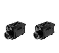 2pcs Monocular, High-Definition Monocular with Light 4K Hunting Telescopes IPX4 Waterproof HD 40MP Infrared Camera for Hunt Wildlife Observation and Outdoor Adventure Surveillance, Compact