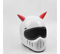 2pcs Moto Casco Diavolo Corna Casco Orecchie Piccolo Stick su Diavolo Corna Full Face Off Road Casco Decorazione Accessori Moto