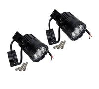 2pcs Moto LED fanali frontali fendinebbia Spot Light Fog Driving Lamp Headlight