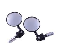 2pcs Motociclo 22mm 7/8" Estremità manubrio Specchietto retrovisore laterale