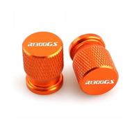 2PCS Motorcycle Accessories Wheel Tire Valve Stem Caps Cover New Fit Compatible With R1300GS ADV R1300 GS GS1300 2023 2024(Orange R1300GS)