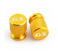 2PCS Motorcycle Accessories Wheel Tire Valve Stem Caps Cover New Fit Compatible With R1300GS ADV R1300 GS GS1300 2023 2024(Yellow GS)