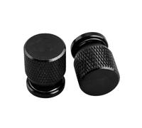 2PCS Motorcycle Tire Valve Air Port Stem Cover Cap Plug CNC Accessories Compatible With JET X 150 125 JETX150 JETX125 2023-2024(Black NO LOGO)