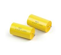 2Pcs MPT 100V Capacitor HIFI Axial Fever Crossover Coupling Frequency-Divided For Audio Capacitor Audiophile Speaker AUOQKQUT(100V4.7UF)