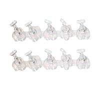 2pcs Multi Posizione Chiodi Pratica Base Materiali ABS Salon Grade Manicure Attrezzature di Formazione ABS Nail Holder Set